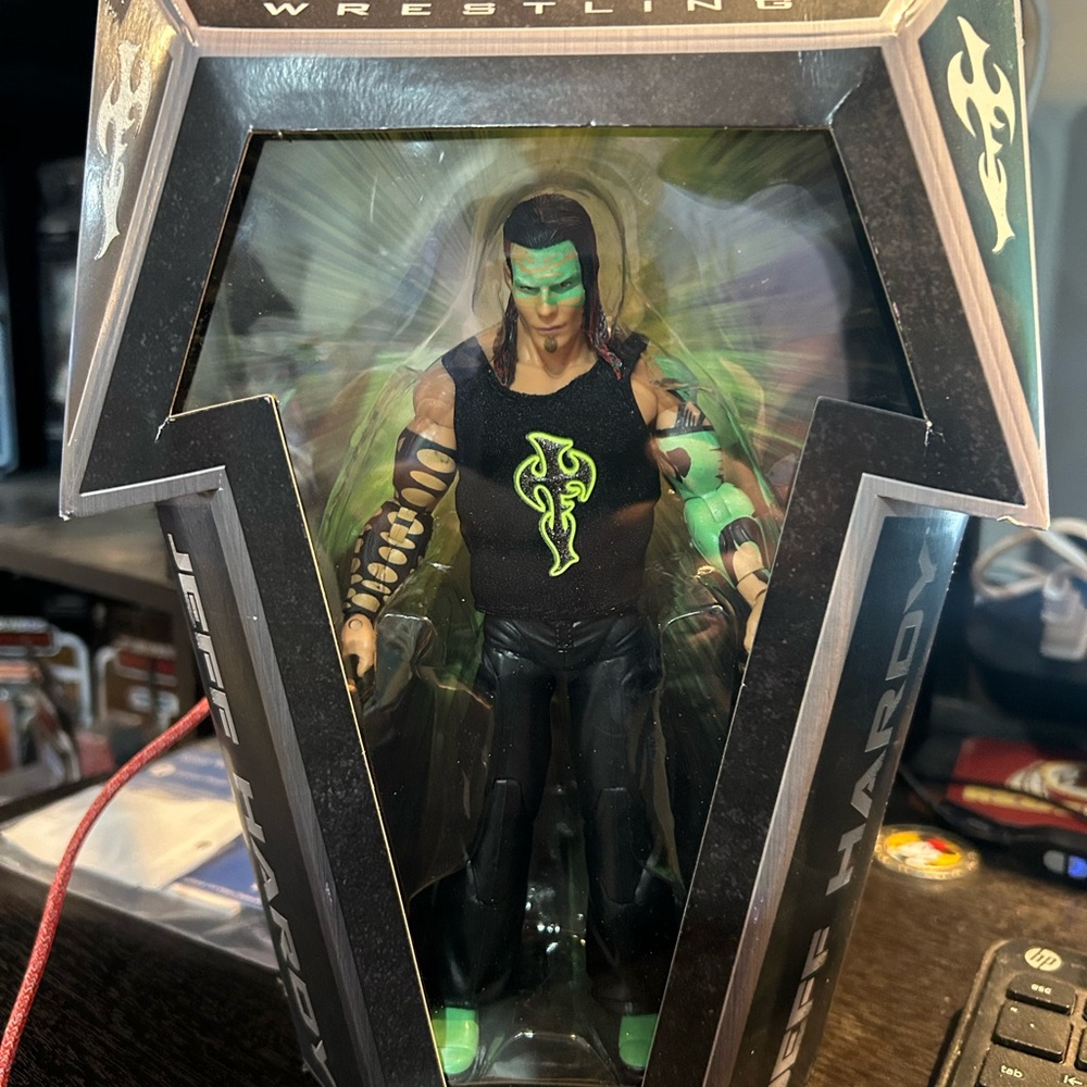 TNA Jeff hardy glow paint exclusive